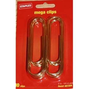 Mega Clips, 10 Units, 4 Inches, 101.6 Mm