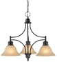 Hardware House 544783 Seville 22-1/2-Inch by 19-1/2-Inch Chandelier Classic Bronze