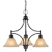 Hardware House 544783 Seville 22-1/2-Inch by 19-1/2-Inch Chandelier Classic Bronze