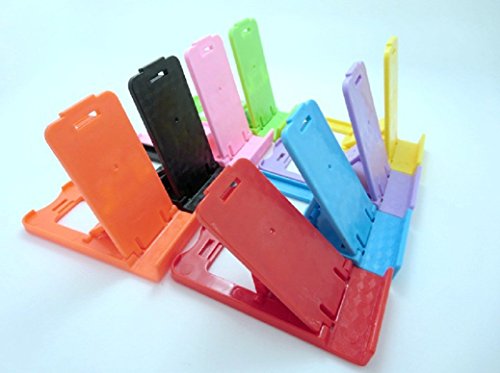 Bestwishes2u Cell phone holder, Stands Multi-Angle Stand for Tablets, e-readers and Smartphones, Compatible with iPhone, iPad, Samsung Galaxy / Tab, Google Nexus, HTC, LG【 Random Color】
