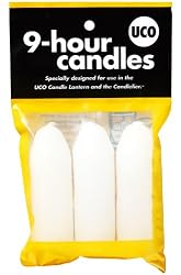 UCO 9-Hour Candles, 3-Pack for Candle Lanterns