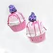 Cupcake Bath Bomb- Diana- Pink Sugar on Cotton Candy Cupcake Bath Bomb- Diana- Pink Sugar on Cotton Candy