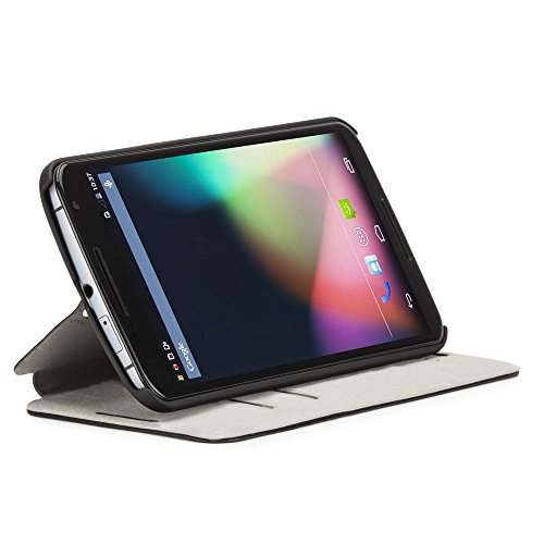 Case-Mate 【手帳型 ICカードポケット・スタンド】 日本正規品 Google Nexus 6 Stand Folio Case, Black 【Nexus 6 専用オールインワン ケース】 スタンド フォリオ ケース, ブラック [M4DE for Motorola] CM031884