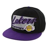 Los Angeles Lakers Embroidered Flat-Billed Snapback Cap by Forty Seven Brand