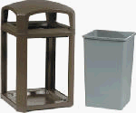Rubbermaid #4003 4PK 35 Gallon River Rock