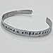 Sigma Sigma Sigma - Empowered, Tri Sigma Greek Sorority Quote Bracelet made of non tarnish aluminum