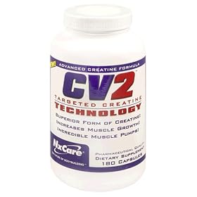 NxCare CV2 Dietary Supplement, Targeted Creatine Technology, 180 Capsules