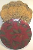 Gourmet Food : Scott's Cakes Cookie Combos - Brownie Chunk and Peanut Butter 2 1/2 lb. Large Holly Tin