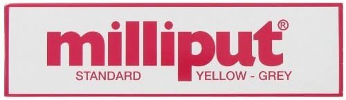Milliput Standard 2-Part Self Hardening Putty, Yellow/Grey by Stevens International