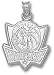 Dallas Mavericks Solid Sterling Silver Logo 5/8'' Pendant