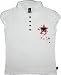 Emily the Strange juniors WHITE Kitty Polo with Stars