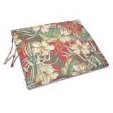 Wood Side Chair Cushion, Hibiscus Clay by Lifestyle products