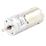 uxcell DCギヤードモータ　ギヤボックスモーター　減速機　磁気　DC 24V 160RPM　２端子