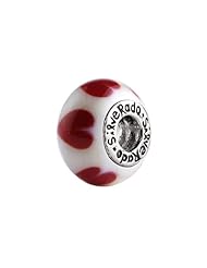 SilveRado(tm) SV01 Murano Glass My Valentine Bead / Charm