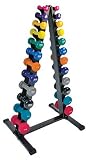Neoprene/Vinyl Vertical Dumbbell Rack