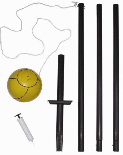 New Daytona Full Size 9ft Steel Backyard Tetherball Set