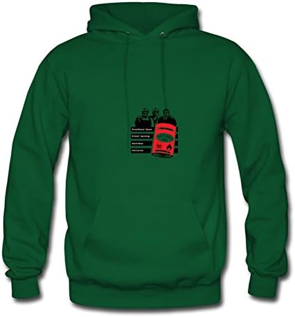 Michott Style Personality Men Bitumen Hoody - Bitumen Painting In Large