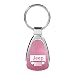 Jeep Grille Keychain and Keyring Pink Teardrop