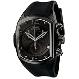 Invicta Men's 6724 Lupah Collection Chronograph Black Ion-Plated Black Rubber Watch