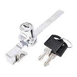 uxcell スライドロック　ショーケース　スライドガラス　12cm長さ　　ハードウェア