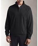 Cutter & Buck San Francisco 49ers Black Burleigh Quarter Zip Performance Jacket (Medium)