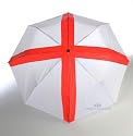 "St Georges Cross" Compact 3 section Umbrella