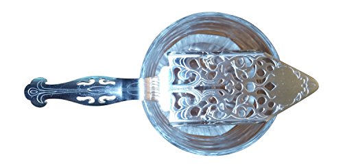 Speakeasy Elements Absinthe Starter Combo - Heavy Duty Glass & Elegant Sturdy Drip Spoon in a Gift Set