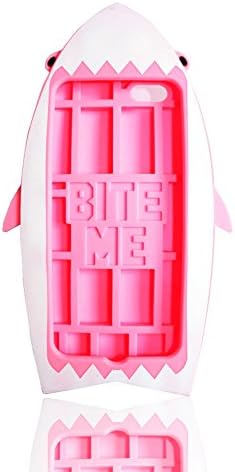 Iphone Case, TCIL Victoria's Secret PINK 3D PINK Shark Fish Silicone Fashion Case Cover for Apple iPhone 6，6 Plus ,5/5S/5C (Pink((iphone 6plus))