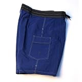 Urban Boundaries - Urban Boundaries Premium Unlined Boardshort - Blue with Black Waistband (Sizes 28,32,34,38)