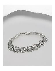Marcasite Bracelet In 92.5 Sterling Silver