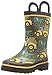 Western Chief Kids Waterproof Printed Rain Boot with Easy Pull On Handles, Tractor Tough, 6 M US Toddler