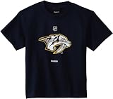 NHL Youth Nashville Predators Primary Logo S/S Tee - R8P3Nmkpr (Navy, Large)