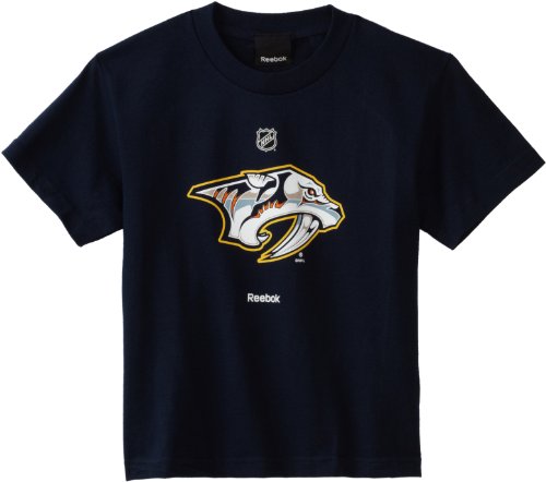 NHL Youth Nashville Predators Primary Logo S/S Tee - R8P3Nmkpr (Navy, Medium)