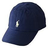 (ポロ ラルフローレン)POLO Ralph Lauren キャップ キッズ(子供用) CAP PONY ポニー マーク ワンポイント[並行輸入品] ホワイト×ネイビー 8-20