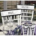 Mr. and Mrs. Chair Sashes