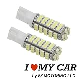 2pcs 68-SMD T15 12V LED Replacement Light Bulbs + STICKER 921 912 906 - White