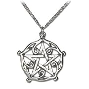 Pentagram of Brisingamen Gothic Pewter Necklace