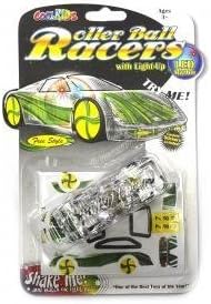 Roller Ball Racers with Light-up LED Marble Race Car - Includes Freestyle Decals by Books Are Fun