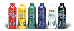 Crayola - Tempere Ass.te Lavabili 6 x 250mL