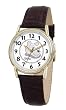 Disney Men's D067S003 Winnie The Pooh Brown Leather Strap Watch