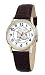 Disney Men's D067S003 Winnie The Pooh Brown Leather Strap Watch