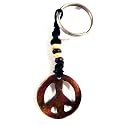Peace Sign~ Peace Sign Keychain~ Peace~ Wood Keychain~ Approx 1"