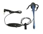 PLANTRONICS M-135BLUE Over-the-Ear Hands-Free Headsets with Noise Canceling Boom Mic w