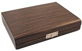 Visol Timber Ebony Wood Travel Cigar Humidor with Humidifier