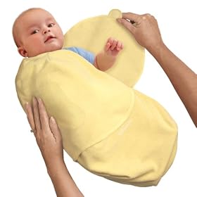 Click here to buy Kiddopotamus and Co Microfleece SwaddleMeŽ Yellow... by Kiddopotamus.