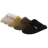 Brumby Womens Backless Sheepskin Slipper
