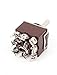 uxcell A15062200ux0729 9 Screw Latching ON-Off-ON 3 Position 3PDT Toggle Switch, AC 250V, 15 Amp, 380V, 10 Amp, 2 Piece