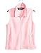 Women's Fashion Tailored Fit Anti-Pilling Micro Fleece Crescent Vest (11 Colors)