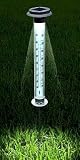 Thermometer mit Solarleuchte McShine 'ST-1',125cm hoch, mit Erdspieß