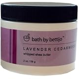bath by bettijo Organic Whipped Shea Butter - Lavender Cedarwood - 8oz Lavender Cedarwood